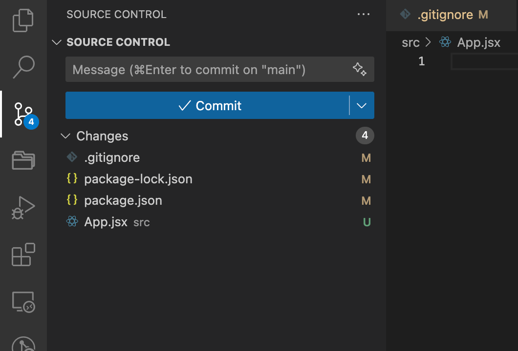 GitHub integration shown in VS Code