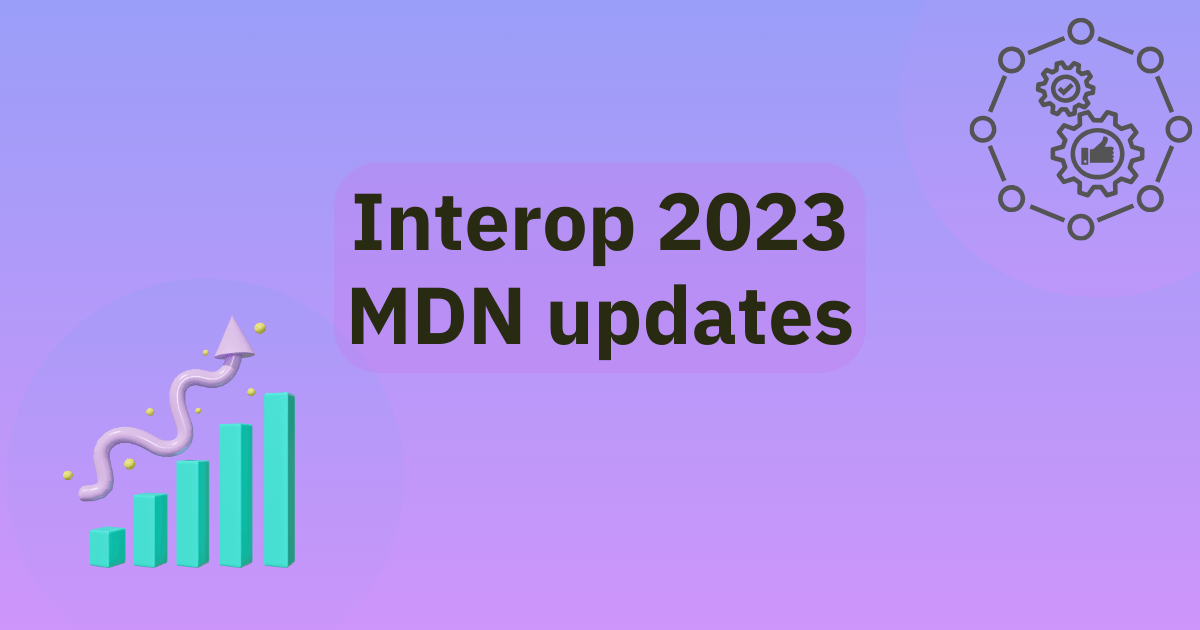 Interop 2023 MDN Updates