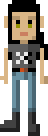 larger pixelated man