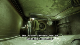 An English film with German subtitles "Emo, warum erkennst du nicht die Schonheit dieses Ortes?"