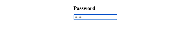 Password field in chrome 115 on macOS