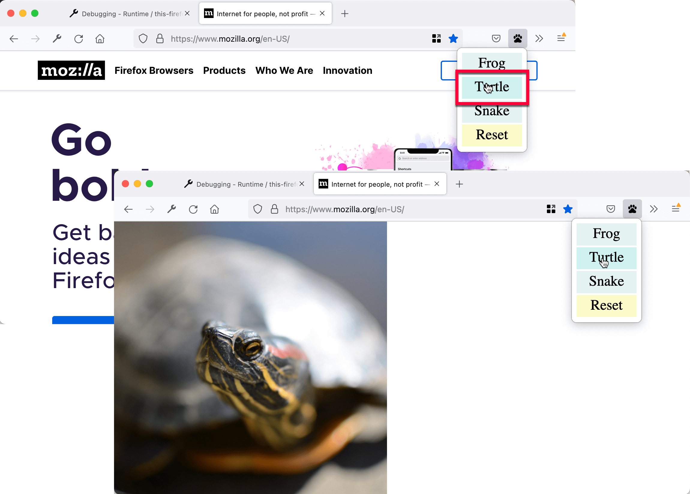 My first Firefox extension