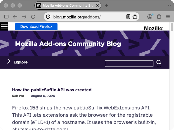 Browser firefox is gray. Browser's tabs and URL bar are lighter gray. The tab text is white and the URL bar icon are darker gray.