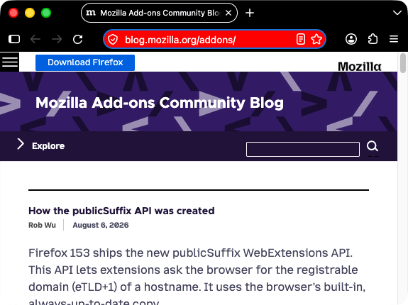 Browser firefox is black. Browser's tab, find in page and URL bar are black with white text and icons. The background color of the focused URL bar is red and the text is white.