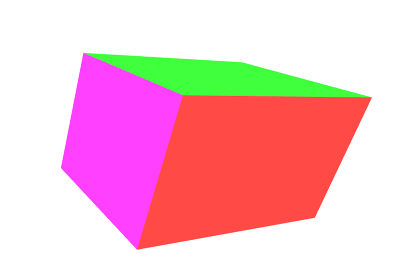 A simple projection matrix