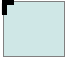 A light blue rectangle with a light gray border. The corner on the top left is rounded.