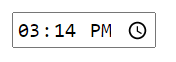 12-hour Chrome time input